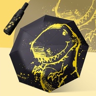 Graffiti Dinosaur Automatic Folding Umbrella 8 Ribs Manual Umbrella Boyfriend Gift Ideas