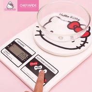 [CHEFMADE] HELLO KITTY 3kg Kitchen Scale Digital Kitchen Scale Gram Weight scale LCD Weighing Scale 