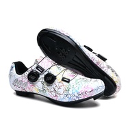 Women Cycling Shoes Road Self-locking Bicycle Sports Shoes Men Mtb Shoes Spd Flat-bottomed Road Raci