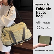 Waterproof Travel Bag Large Capacity Duffel Bag   with Dry/Wet Zones   36-55L Expandable Travel Bag 