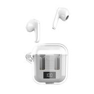 TM90 Transparent TWS Wireless BT5.3 earbuds Touch Control LED TWS Earphones  Earbuds Wireless microphone Headphones