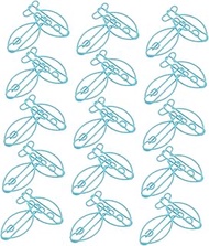 Lurrose 30pcs Unique Fish Shaped Paper Clips: Decorative Animal-themed Stationery Office Paperclips