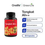 GreenLife Tongkat Ali ++ (Maca and Panax Ginseng) 60 Veggie Capsules (Men Supplement) - Boost Energy