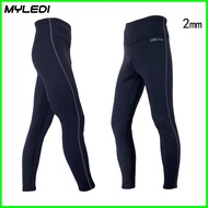 Ready Stock MYLEDI 2mm Diving Pants Men Women High Elastic Neoprene Two-Piece Warm Diving Swimming