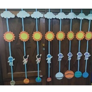 1-piece window curtain made of eva sponge, window decoration, slow curtain