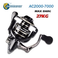 【Ready Stok】IPARTSEXPERT Reel Deukio Pancing Full Besi Laut Ukuran Rell Sarky 8000 Ril Real Shimano- Cuci Gudang Original ShimanoStella Reel Pancing Metal Real Pancing Pul Besi Katrol Pancing AC2000-7000 20kg Max Drag Fishing Reel 3+1BB