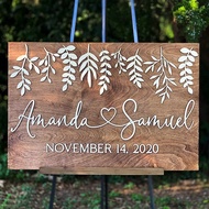 Welcome Wedding Sign - Bridal Shower Welcome Sign - Welcome Sign Wedding Modern - Rustic Wedding Déc