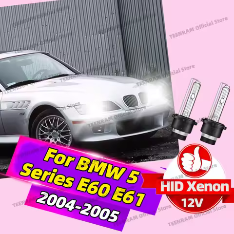 2x For BMW 5 Series E60 E61 2004 2005 Fast Bright HID Xenon Headlights D2 D2S Auto Head Lamps 35W 60