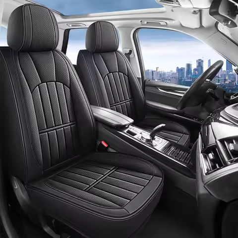 Leather Car Seat Covers for Nissan Qashqai J10 Almera N16 Note X-Trail T31 Leaf Patrol Y61 Juke Leaf
