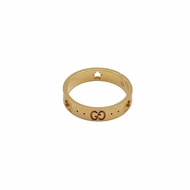 GUCCI 18K玫瑰金鏤空戒指