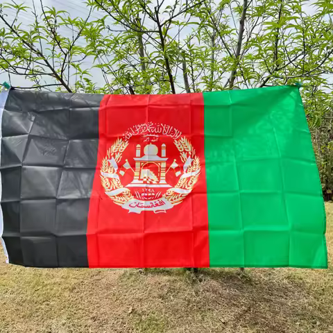 CZY，Afghanistan Flag 90X150cm Afghan Flags AF AFG Islamic Republic of Afghanistan Banner