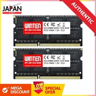 WINTEN Notebook PC Memory DDR3 1333 PC3-10600 16GB (2 x 8GB) 204Pin CL9 1.5V DIMM [5-year compatibil