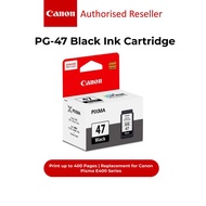 CANON PG-47 Black Ink Cartridge (15ML) for E400  E410  E460  E470  E4270  E480