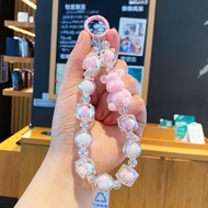 【SG】Creative JellyBear Bead Phone Chain Keychain Cute Stylish Bag Charm Car Key Chain Perfect for Co