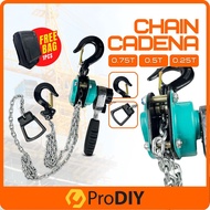 Chain Block 0.5Ton / 0.25Ton / 0.75Ton X 1.5M Chain Cadena Lever Hoist Lever Block Lock Heavy Duty C