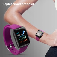 116plus Sport Bracelet Waterproof Health Monitoring TPU Heart Rate Monitoring Wrist Watch for Outdoor Fashion Smart Watch