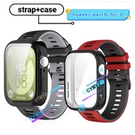 huawei watch fit 3 strap Silicone strap Sports wristband huawei watch fit 3 band huawei watch fit 3 case protective case screen protector