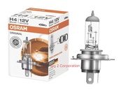หลอดไฟหน้ารถยนต์ OSRAM H4(64193) 60/55W 12 V (1หลอด) ของแท้ สว่าง ทนทาน (1 หลอด)