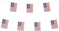 American US Flag,100Feet/76Pcs World Country Pennant Banner Flags String,Indoor Outdoor flags Decora