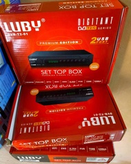 LUBY set top box tv digital luby t2 01 lubi01 finito 5star stb tvdigital merk lubi