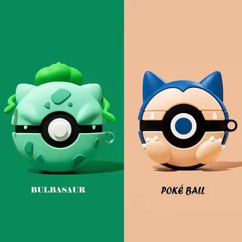 Cool Animal Ball Cartoon for Apple Airpods Pro 2 3 4 1 Pro Headphone with Charm Headset Silicon Case