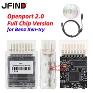 อุปกรณ์วิเคราะห์รถยนต์ แบบเปิด พอร์ต 2.0 ECU 2 0 สําหรับ Mercedes Benz Xentry Toyota J2534 OBD 2 OBD