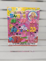 sepatu untuk boneka barbie isi 9 pcs
