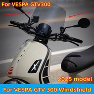 For 2025 VESPA GTV300 Dedicated Windshield Modification with Chest Windshield Protection VESPA GTV 3
