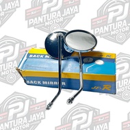 RIGHT AND LEFT MIRRORS 14 IMITATION THREAD CB100 CB125 S90 S90Z BENLY CG GL100 GL125 CLASSIC RETRO