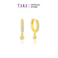 TAKA Jewellery Diamond Hoop Earrings