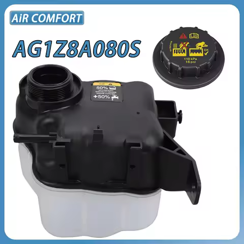 AG1Z8A080S 9C3Z8101B Engine Coolant Expansion Pot with Cover For Ford Explorer 2011-2019 2.0L. 2.3L.