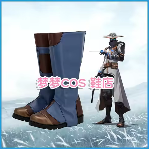 Game Cypher Valorant Cosplay Shoes Boots Custom Size