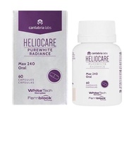 มีของแถม 🔆Heliocare Pure white Radiance Max 240 60 Caps ลัอตใหม่ สีม่วงเข้ม