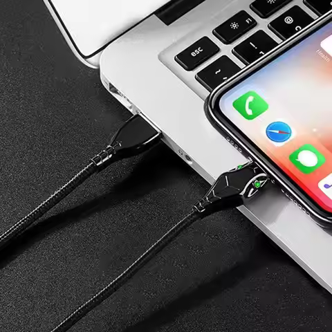 7A USB Type A To Type C Cable 100W 2M/3M USB C Fast Charger Cable Snakehead Braided Type C Fast Char