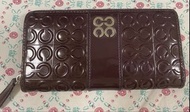 Vintage Coach Zip Around Long Wallet