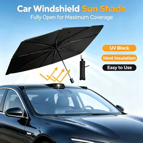Car Parasol Inside the Front Windshield Sunscreen Sunshade Artifact Car Sunscreen Insulation Sunshad