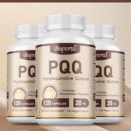 PQQ supplement, boosts mitochondrial levels, energy optimizer, vegetarian capsules, easily absorbed,