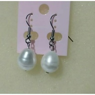 FRESH WATER PEARL EARRINGS (BIWA SHAPE)