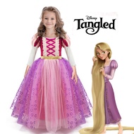 New Girl Tangled Le Pei Princess Dress Disney Halloween Rapunzel Tangled cos Costume