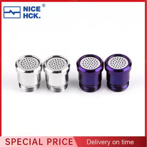 NICEHCK Detachable Earphone Acoustic Tubes Titanium Alloy＆Stainless Steel Material Sound Tuning Nozz