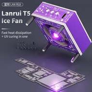 Lanrui T5 UV Lamp Cooling Fan for Mobile Phones Repair 3W Curing & Heat Dissipation 3-Speed Adjustab
