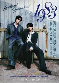 Super Junior 1983 83z Fancon Tour Hong Kong 門票