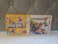 Nintendo 3DS 遊戲 New Super Mario Bros. 2 & Mario Kart 7 一套2隻中文版 (港版)