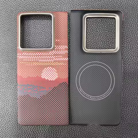 For Motorola Razr Fold Magnetic with MagSafe Aramid Carbon Fiber Case Lightweight Armor Protective C