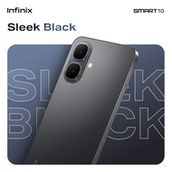 Infinix SMART 10 64+3GB (ผสาน RAM สูงสุด 6GB) โทรศัพท์มือถือจอลื่นไหล 120Hz มาตรฐาน IP64 ลำโพงคู่ 30