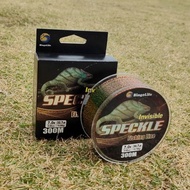 Bingolife Senar Pancing Invisible 300m High-Grade Speckle Nylon 0.12mm ~ 0.50mm Kompetisi Memancing