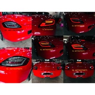 Porsche cayman boxter 987 2002 2003 2004 2005 2006 2007 rear Light Bar led Tail fog lamp bodykit bod