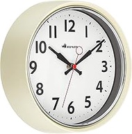 Dulton S426-207IV Ivory Wall Clock, Available in Colors to Choose From Your Room Impression, Wall Cl