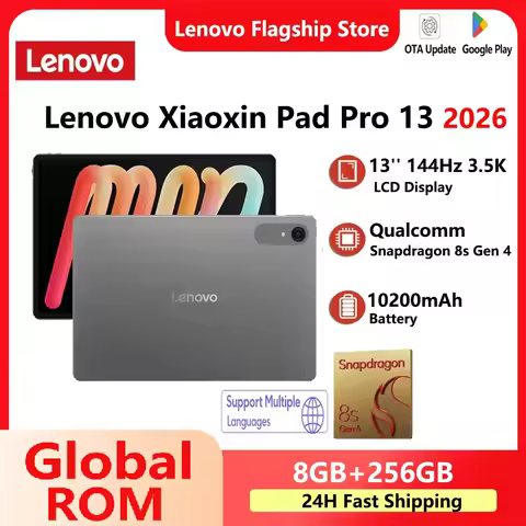 Lenovo Xiaoxin Pad Pro 13 2026 Snapdragon 8s Gen 4 TB376FC 144Hz 3.5K Display JBL Speaker 10200mAh B