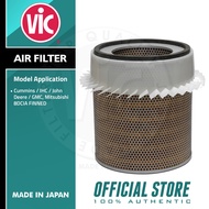 VIC Air Filter A-358S for Cummins / IHC / John Deere / GMC, Mitsubishi 8DCIA FINNED (Vic A-358S)